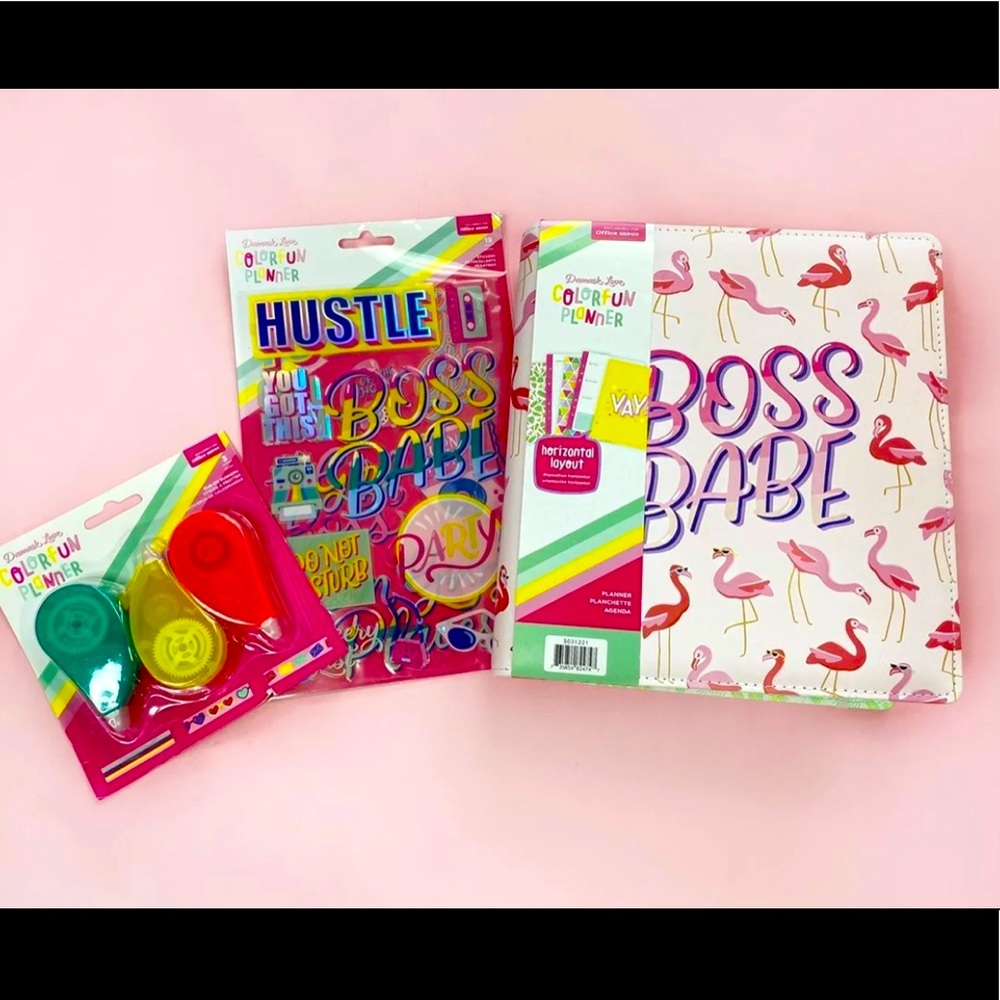 🦩Bundle 3 pack Damask Love Colorfun Planner Agenda